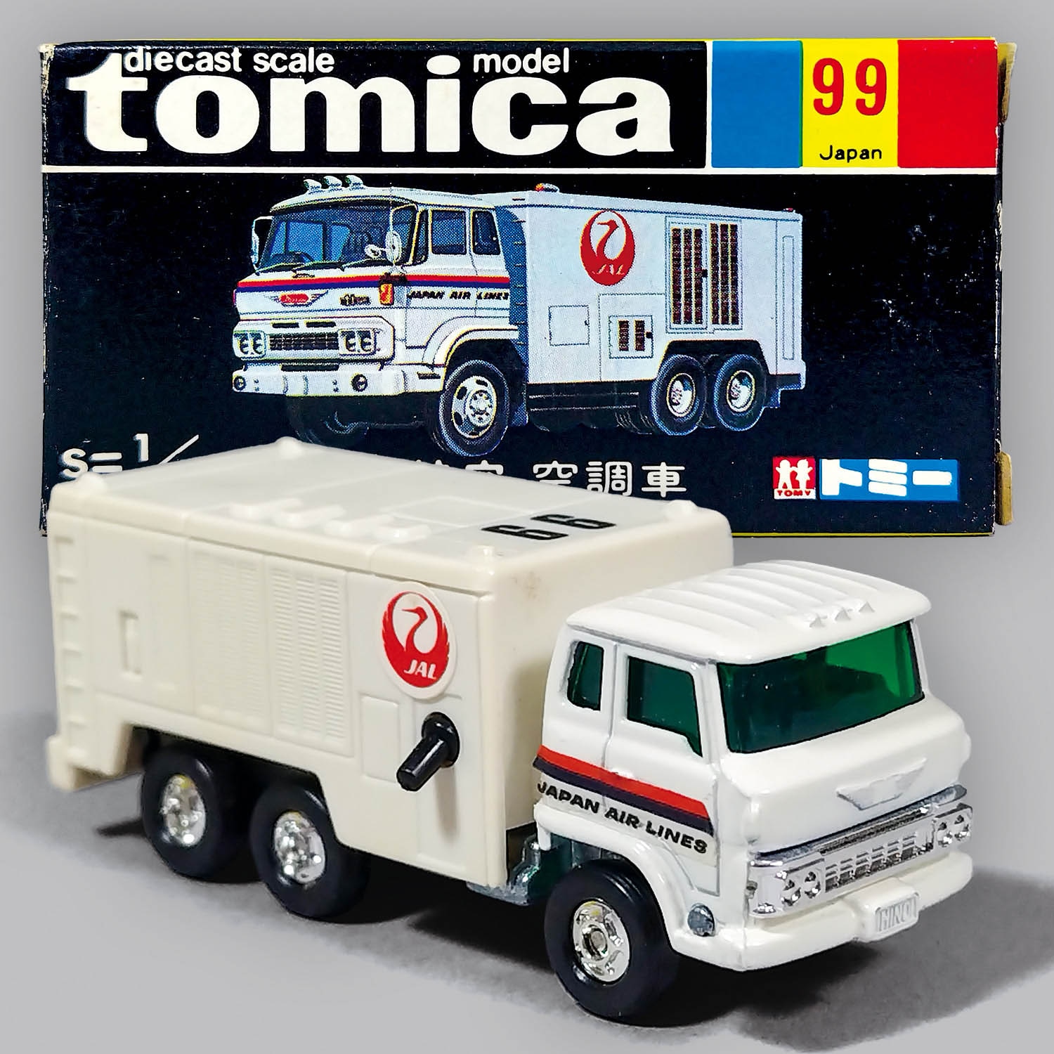 トミカ】黒箱 箱付き 日本航空 タラップカー ヴィンテージ 希少 トミカ