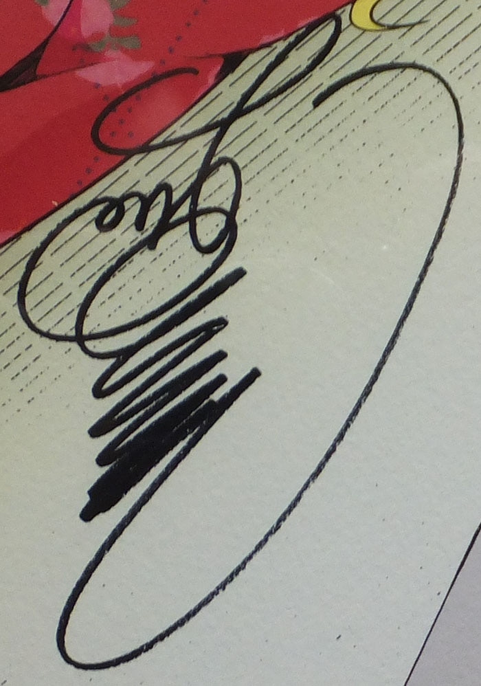 武田弘光 直筆サイン入りカラー複製イラスト マケン姫っ！