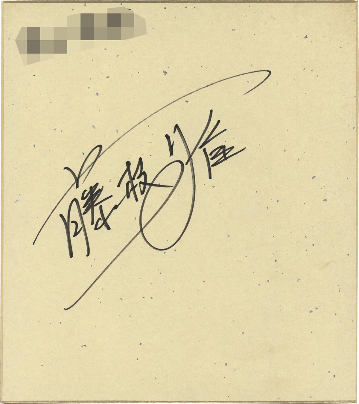 3683] 藤枝雅 直筆カラー色紙「同級生」鈴木美穂