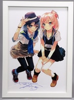 4166] 秋山莉奈 直筆サイン入りカード「仮面ライダーアギト」