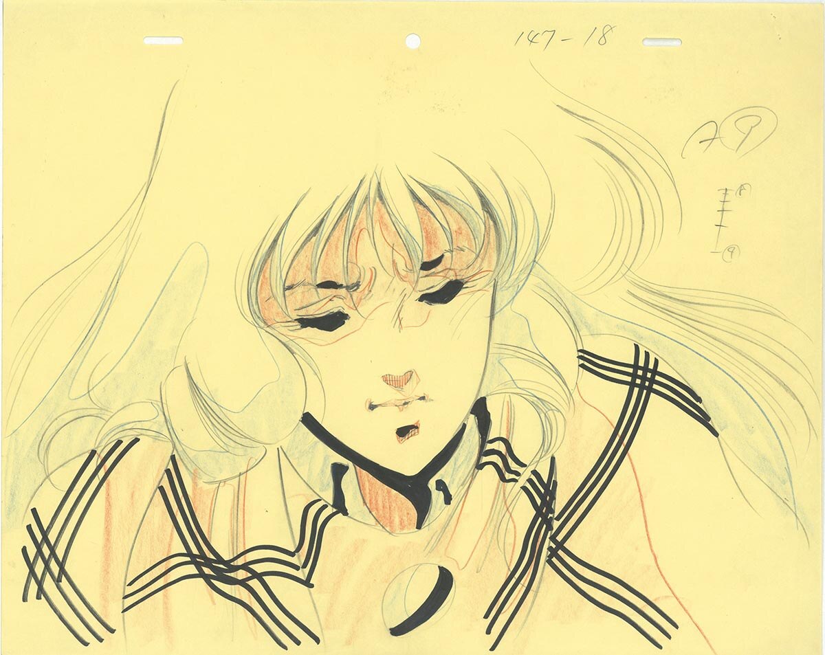 4034] 超時空要塞マクロス 愛・おぼえていますか 修正原画 / 直筆