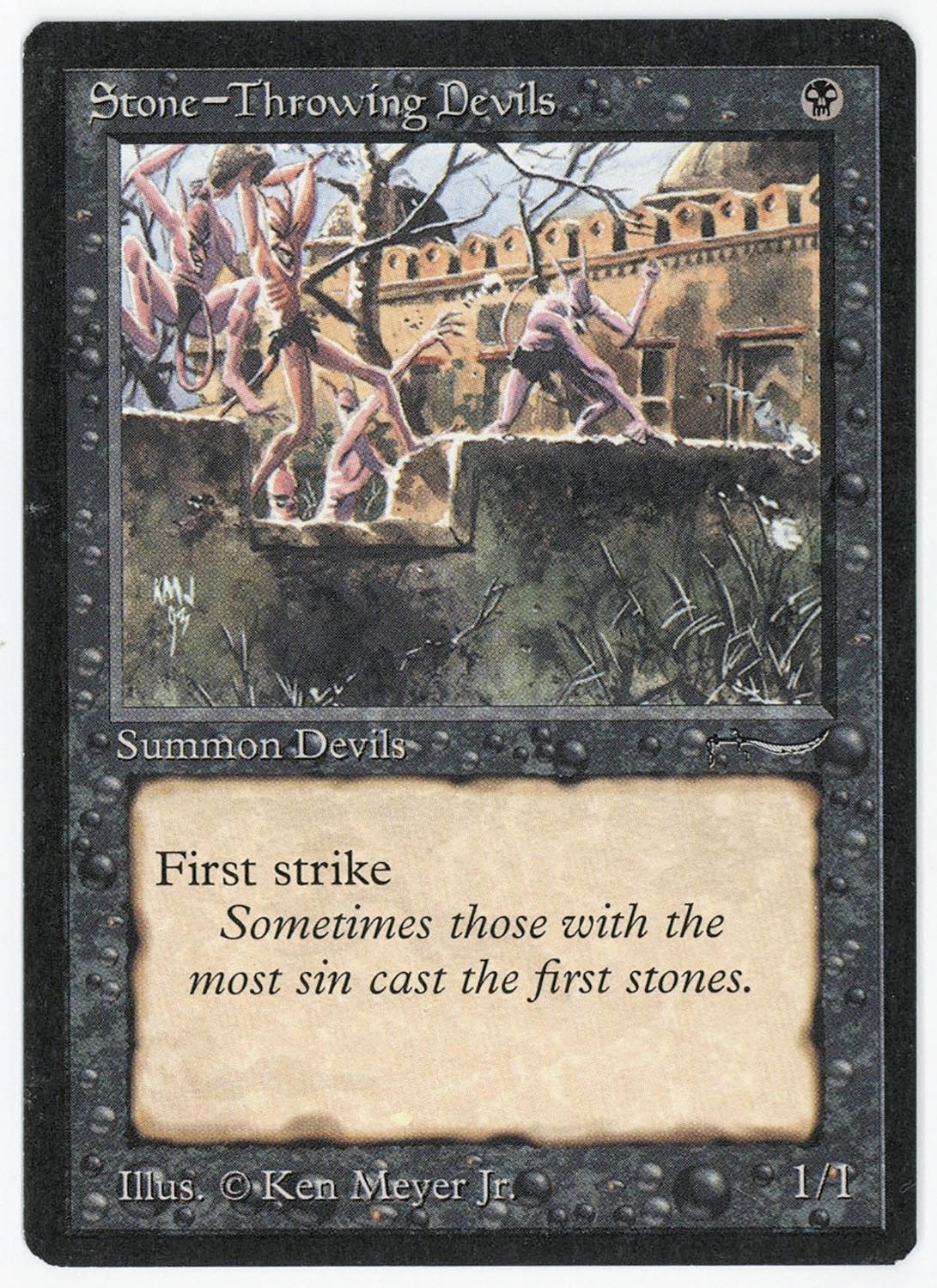 MTG Stone-Throwing Devils [Arabian Nights]