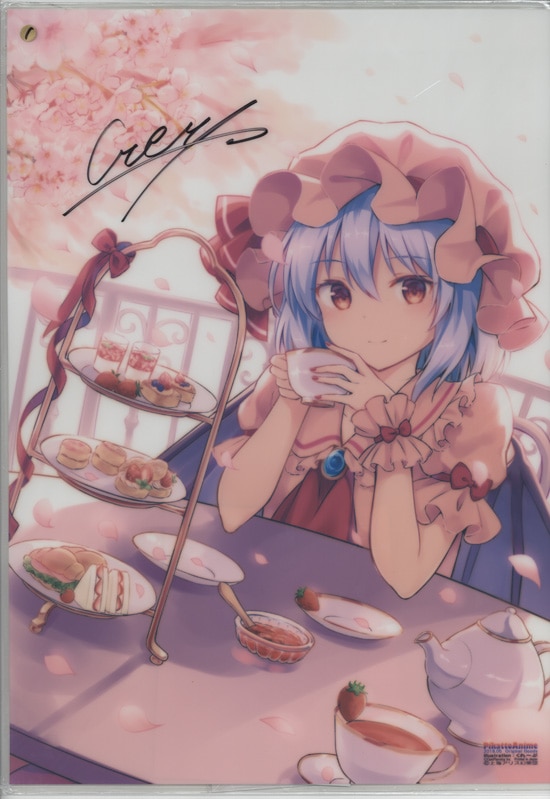 くれ~ぷ 直筆サイン入りカラー複製イラスト「東方Project」