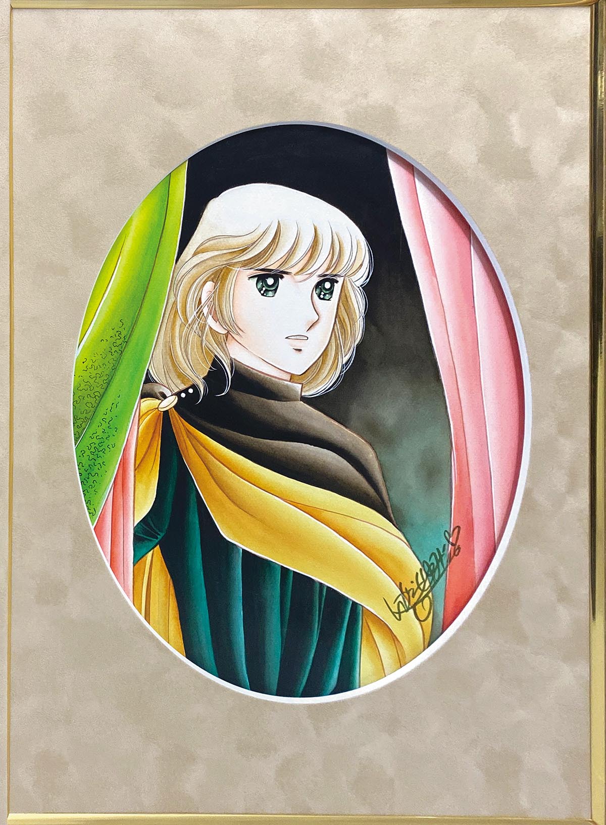 いがらしゆみこ直筆カラーイラスト「キャンディキャンディ」テリィ