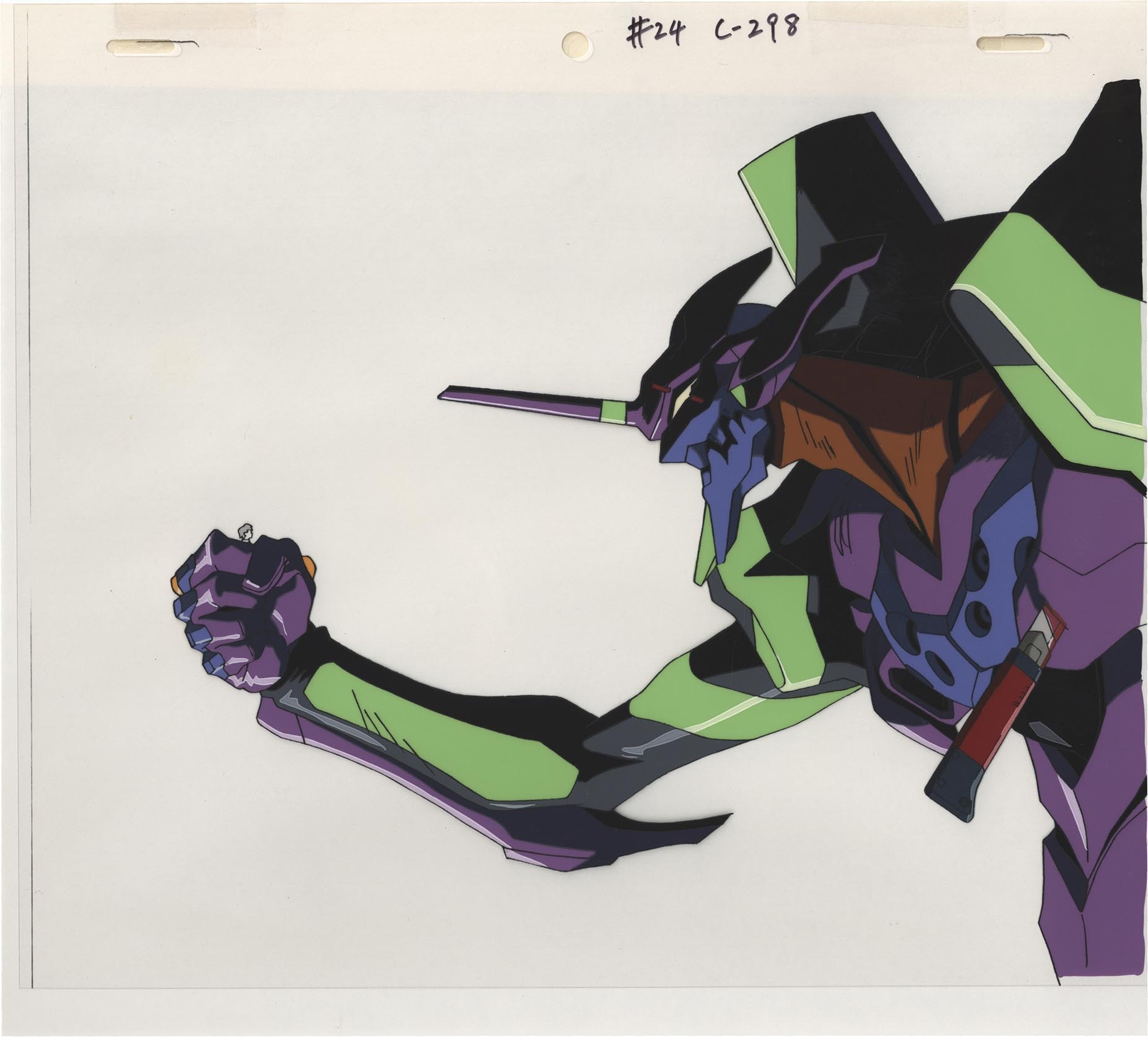 4087］ 新世紀エヴァンゲリオン 複製セル / 初号機/カヲル