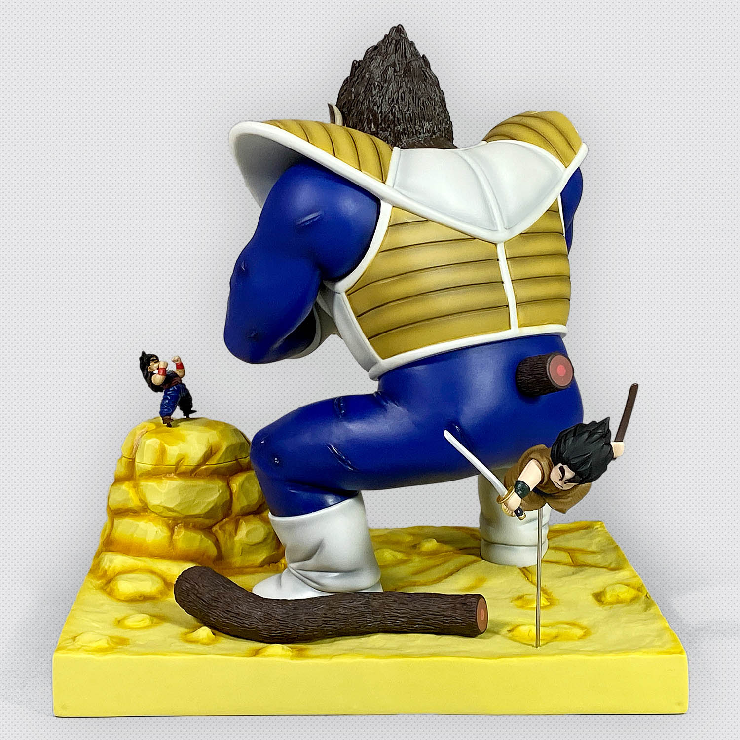 1013] 大猿ベジータ ジオラマモデル ヤジロベー・シッポ斬りVer.