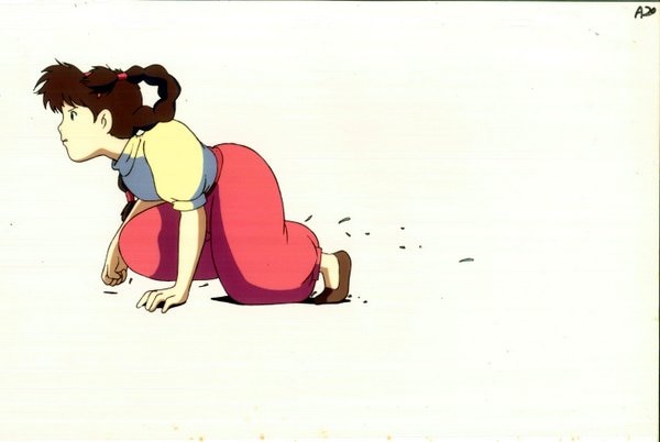 天空の城ラピュタ シータ セル画