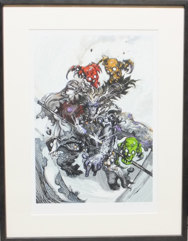 寺田克也 直筆サイン入りカラー複製イラスト「西遊奇伝大猿王」