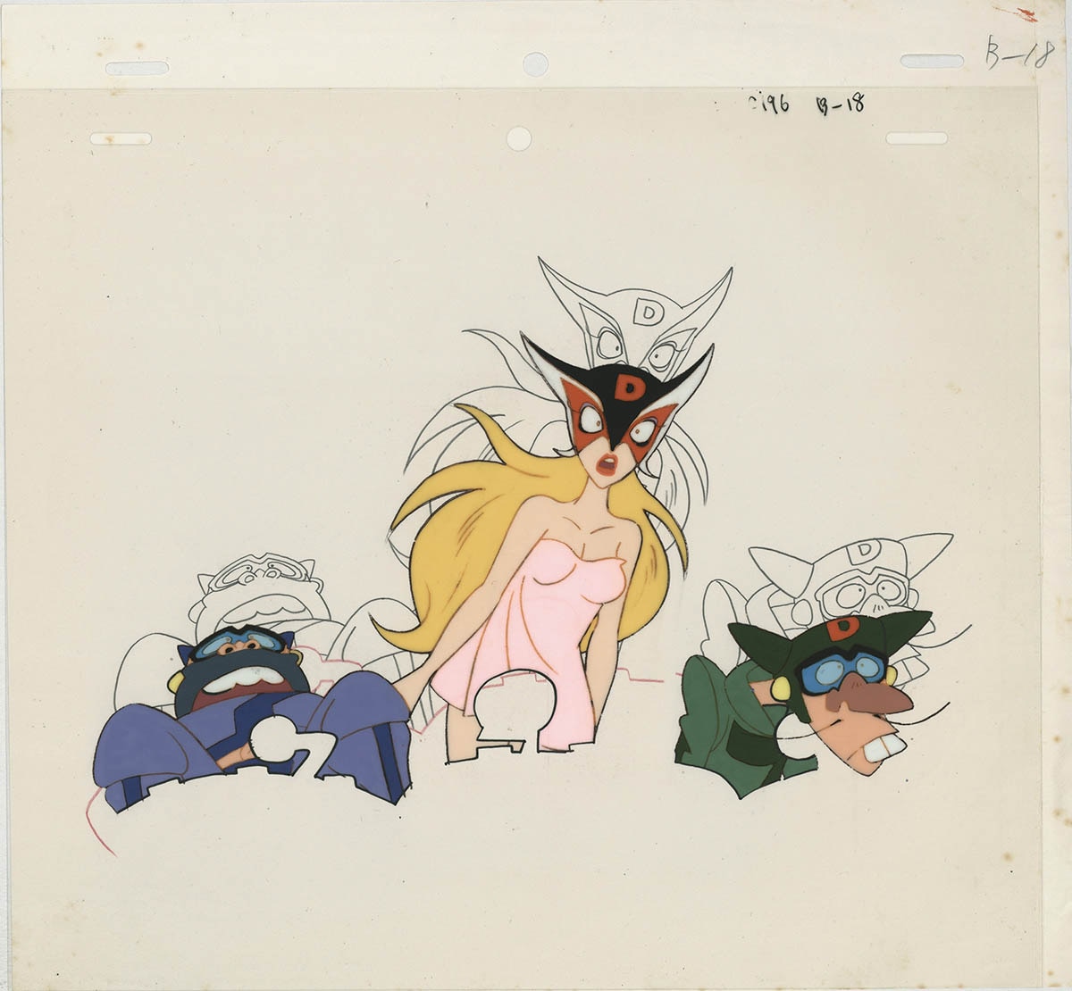 4238] ヤッターマン セル / ボヤッキー/ドロンジョ/トンズラー