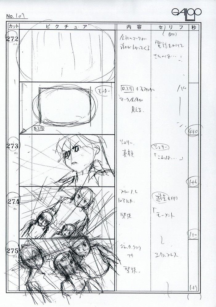 遊戯王5D's 絵コンテ[制作素材]