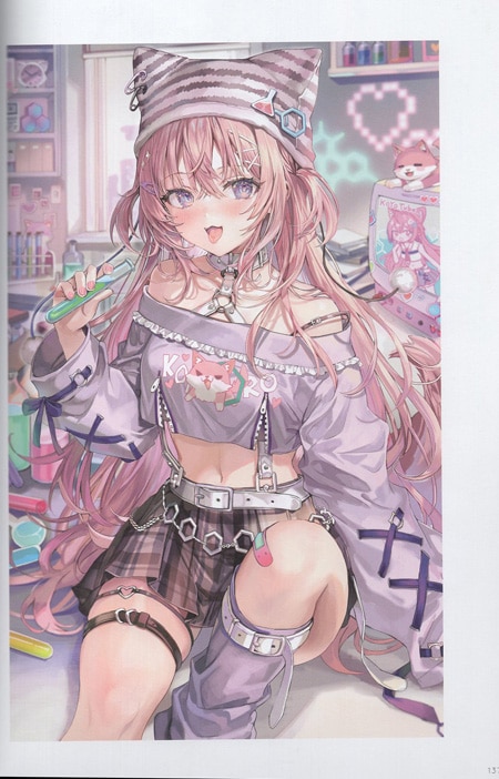 ももこ 直筆サイン本「ももこ画集arpeggio」