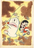 4560］ 池上遼一 直筆イラスト「HEAT」