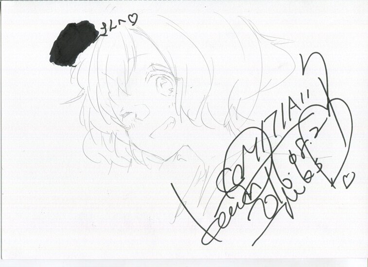 川名（川名すず） 直筆イラスト