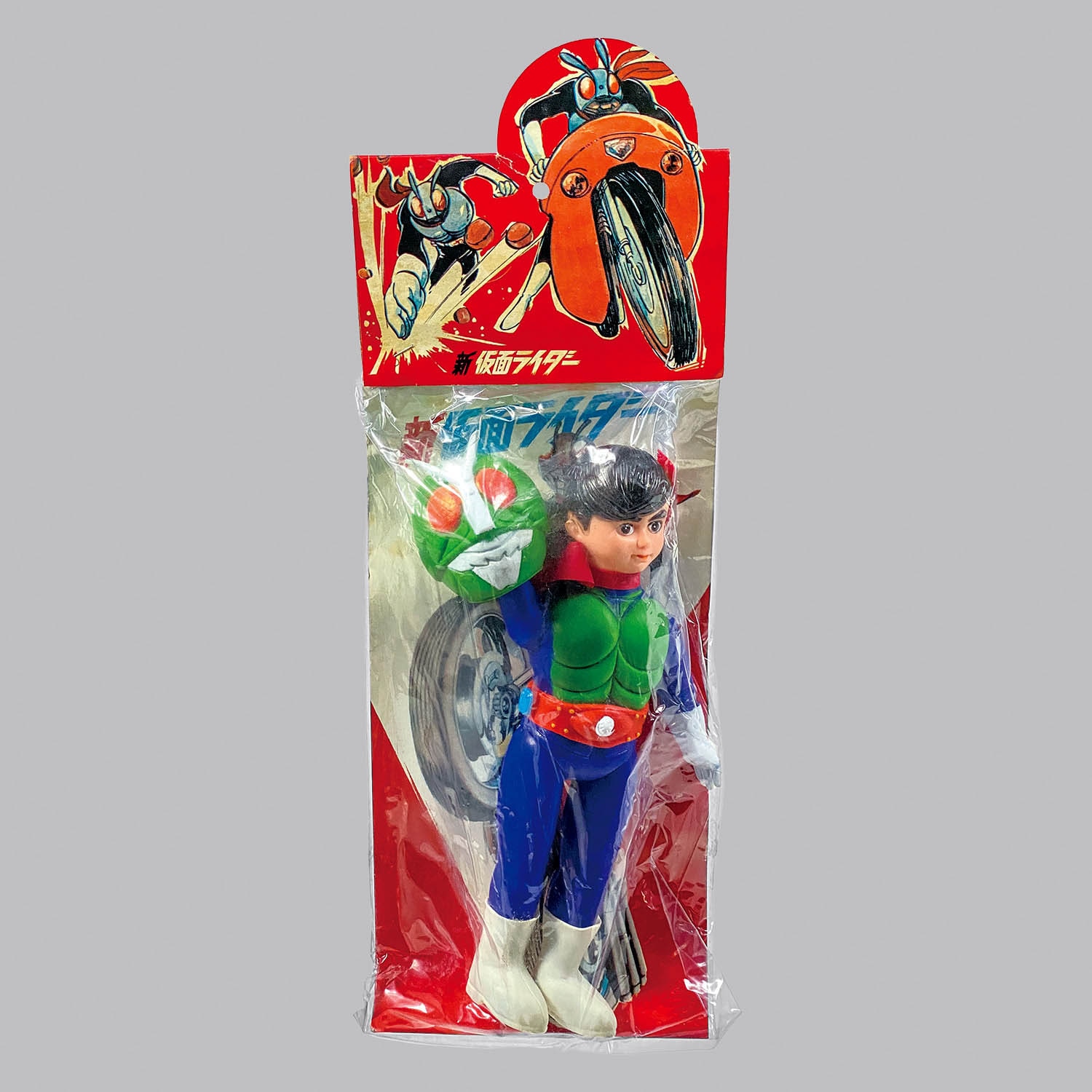 未開封仮面ライダースカイライダー面取れソフビ 【超希少】バンダイ 面