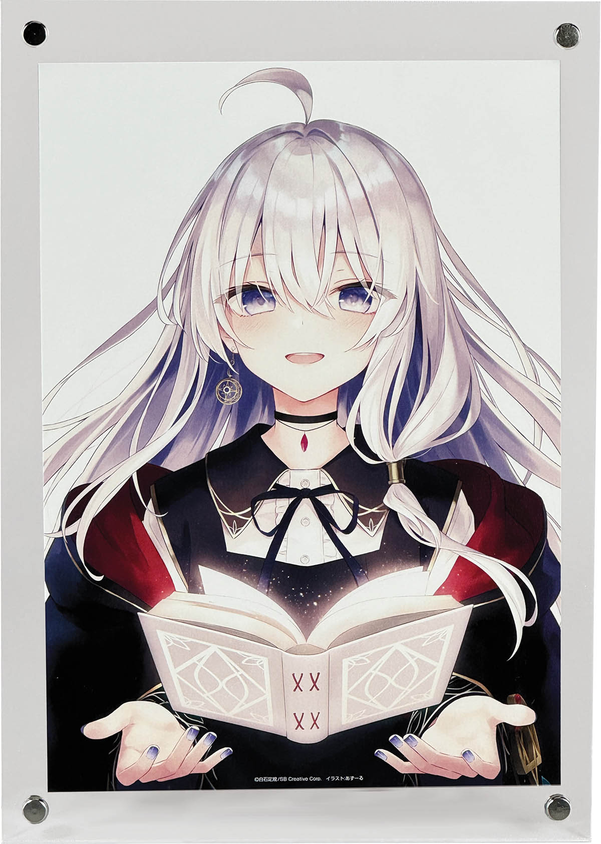 4166] あずーる カラー複製イラスト「魔女の旅々」