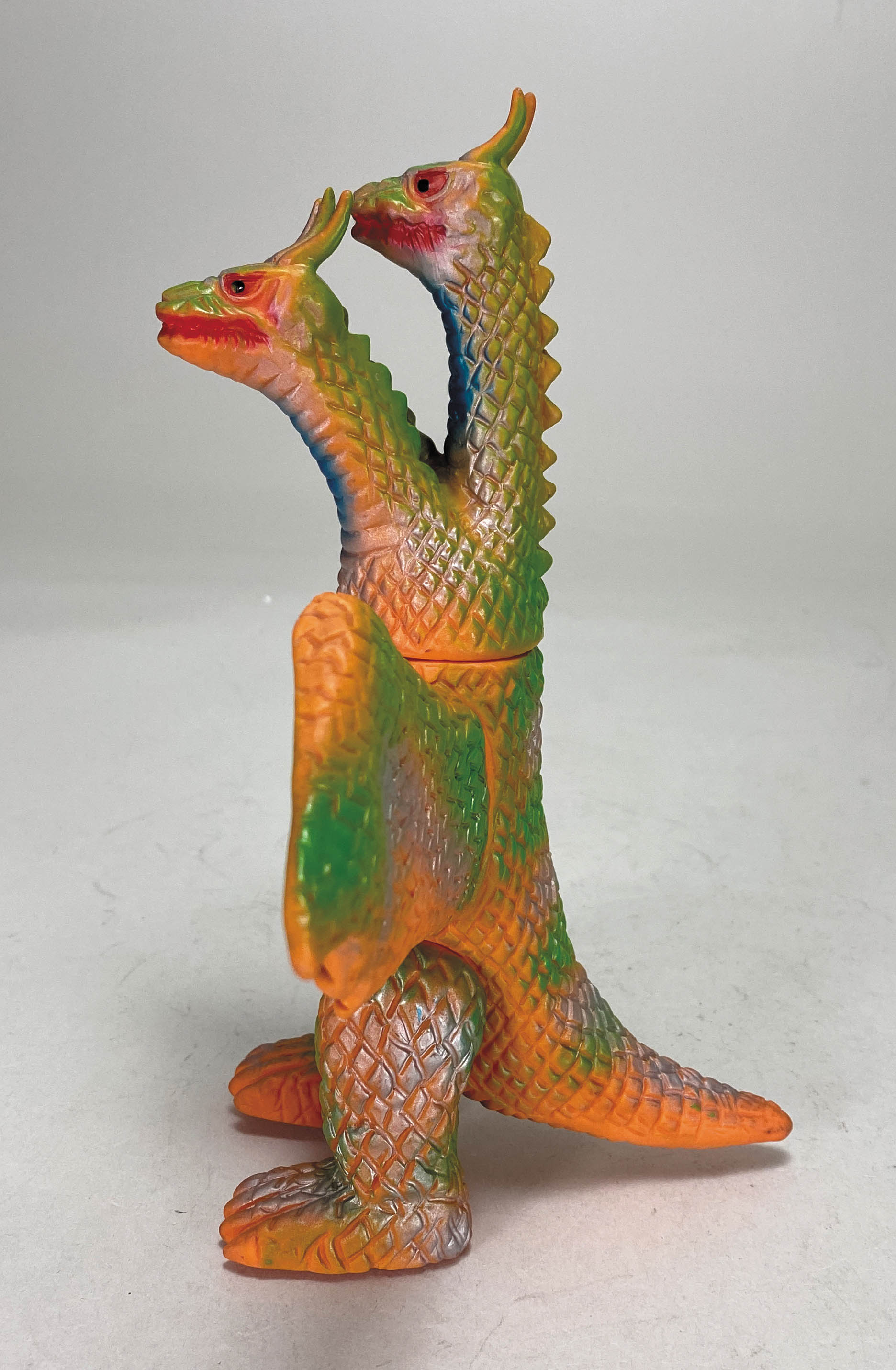 ブルマァク キングギドラ スタンダードサイズ 橙成型/緑/銀/青