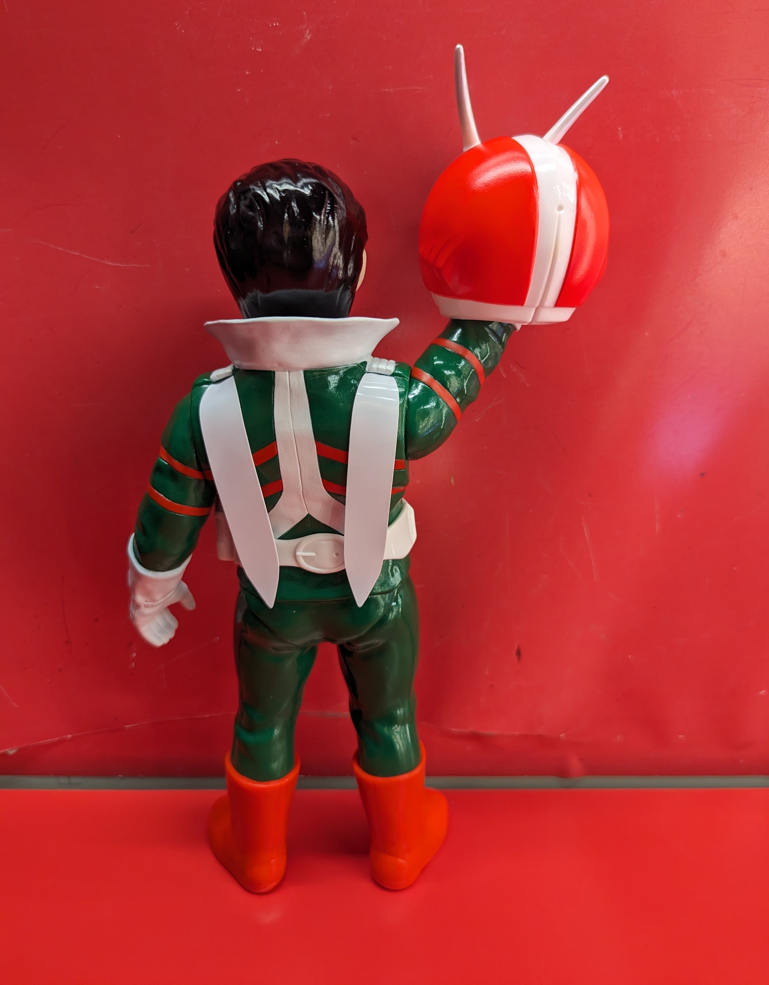 仮面ライダーV3✨風見志郎vsデストロン怪人◇東映レトロソフビ 東映