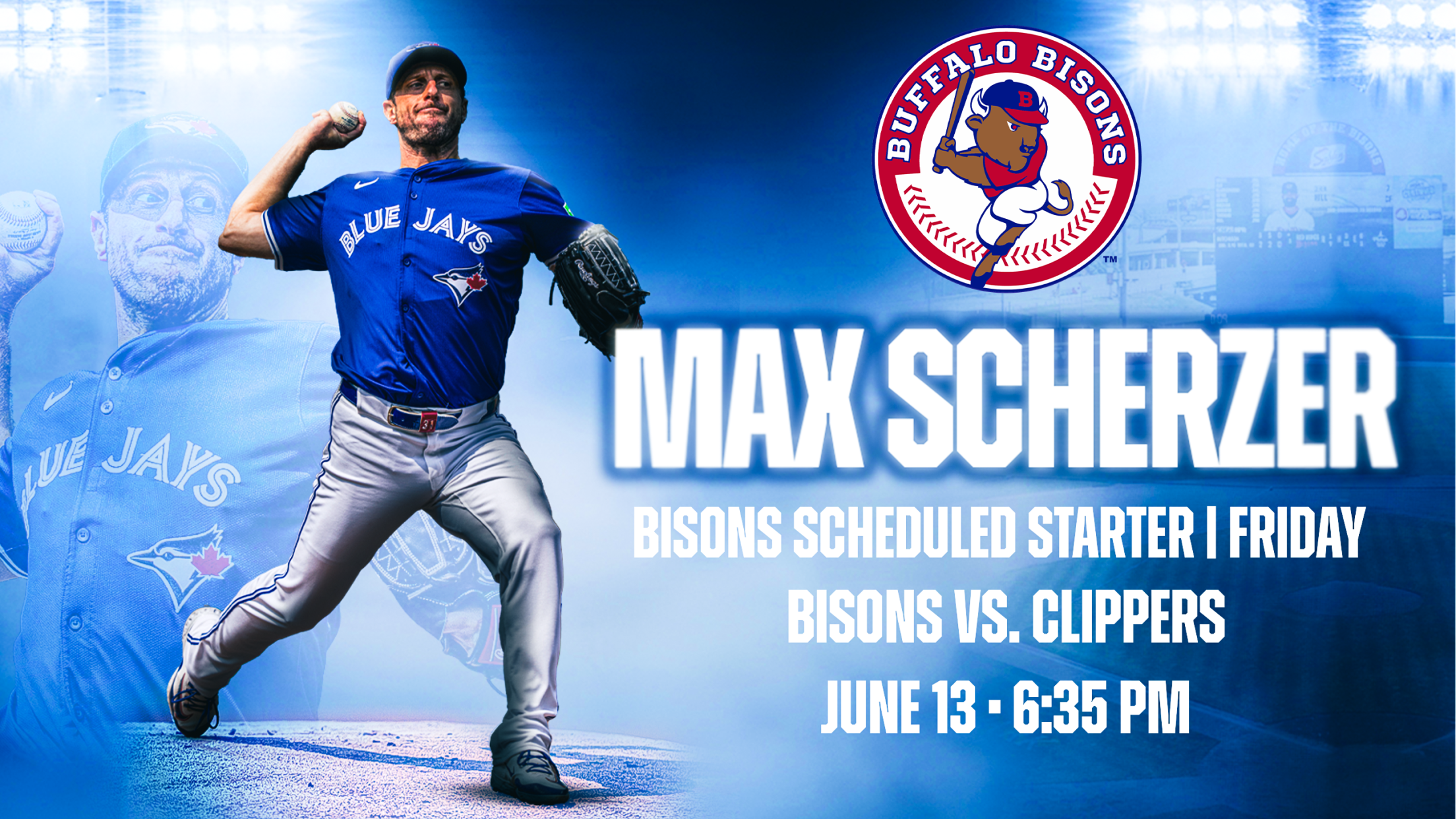 Blue Jays Max Scherzer scheduled to start Friday for Buffalo