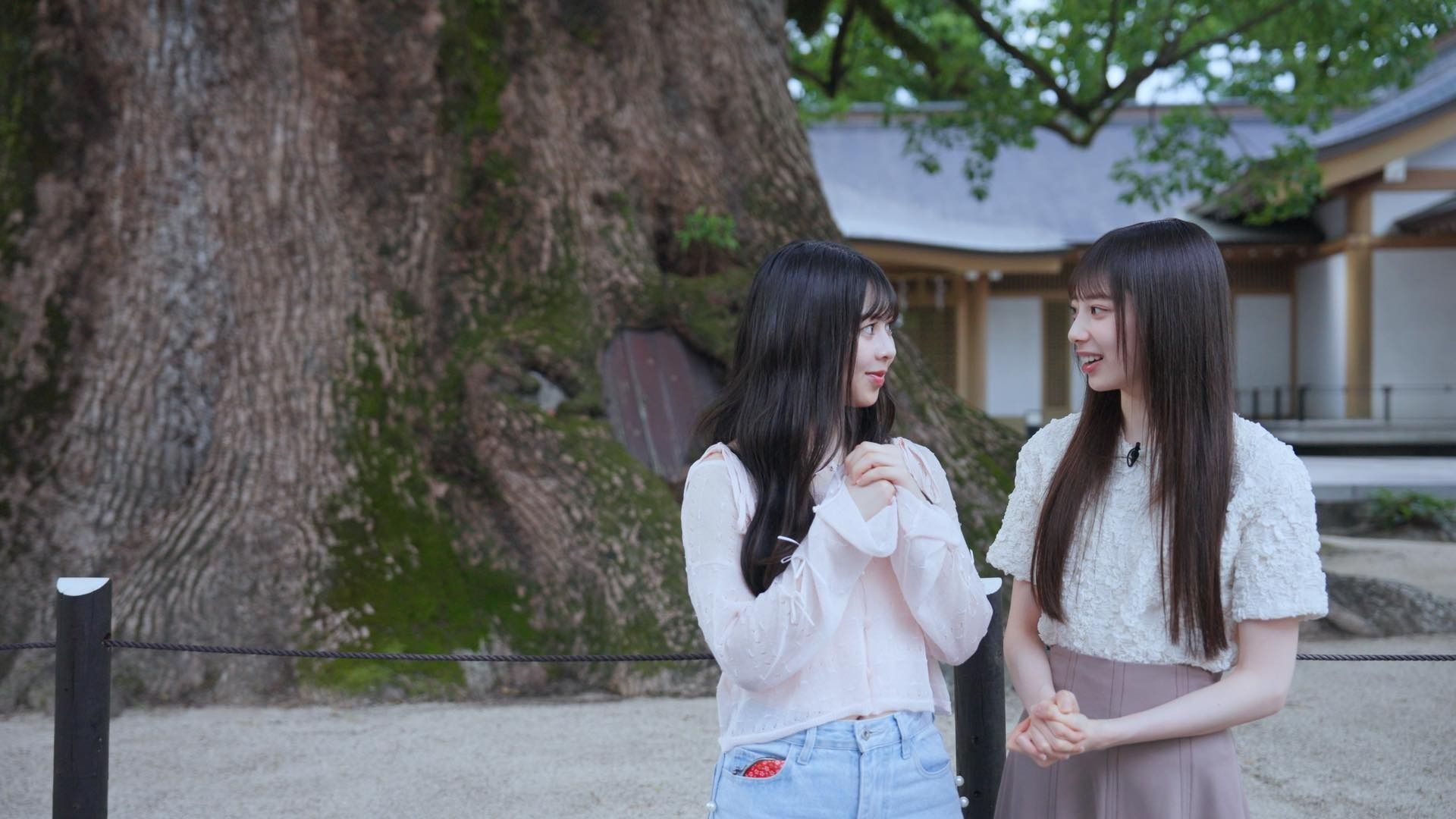 ご褒美は太宰府天満宮の梅ヶ枝餅！乃木坂46・長嶋凛桜＆矢田萌華が