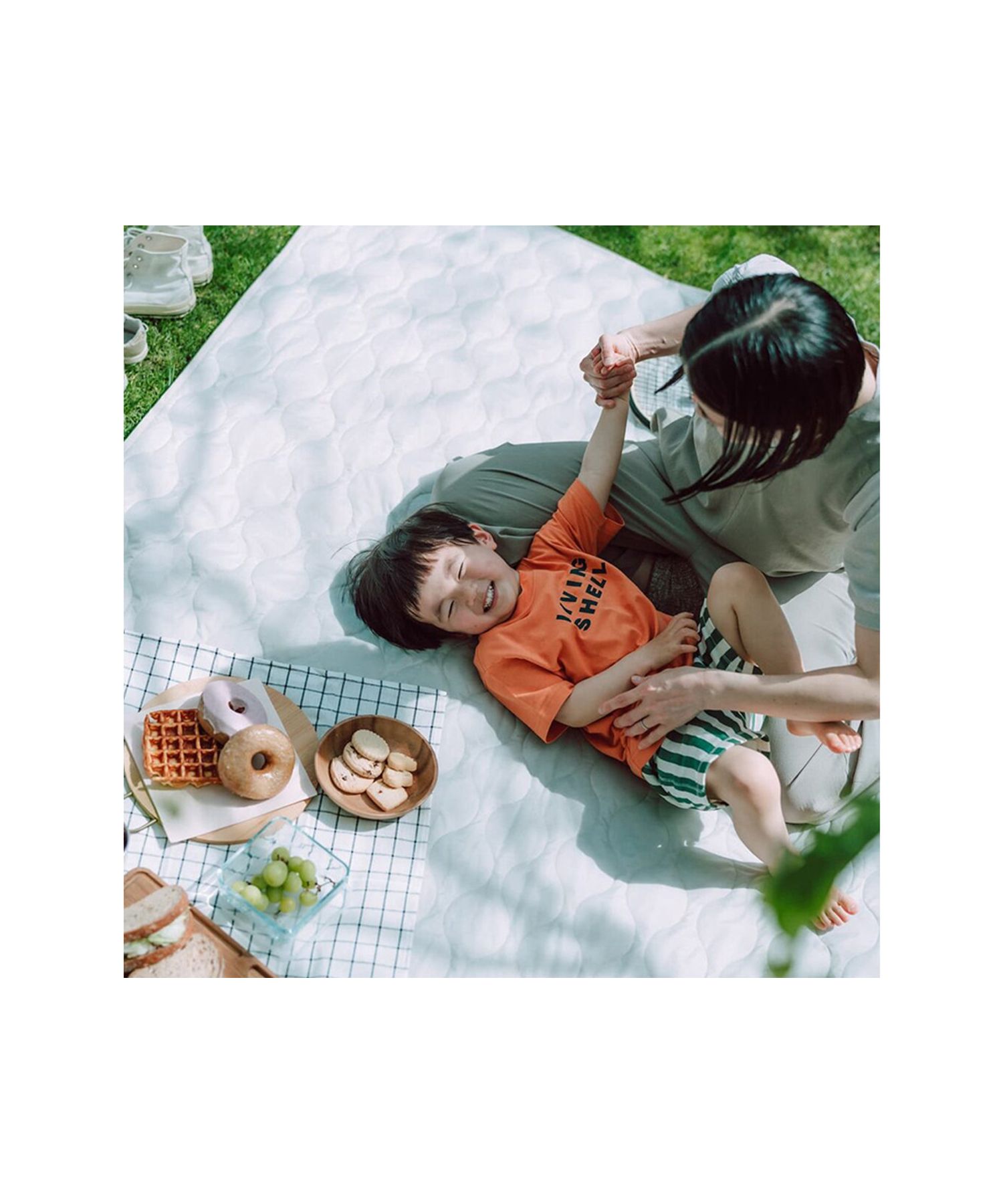 ピクニックラグ M ライトグレー| スノーピーク(Snow Peak)