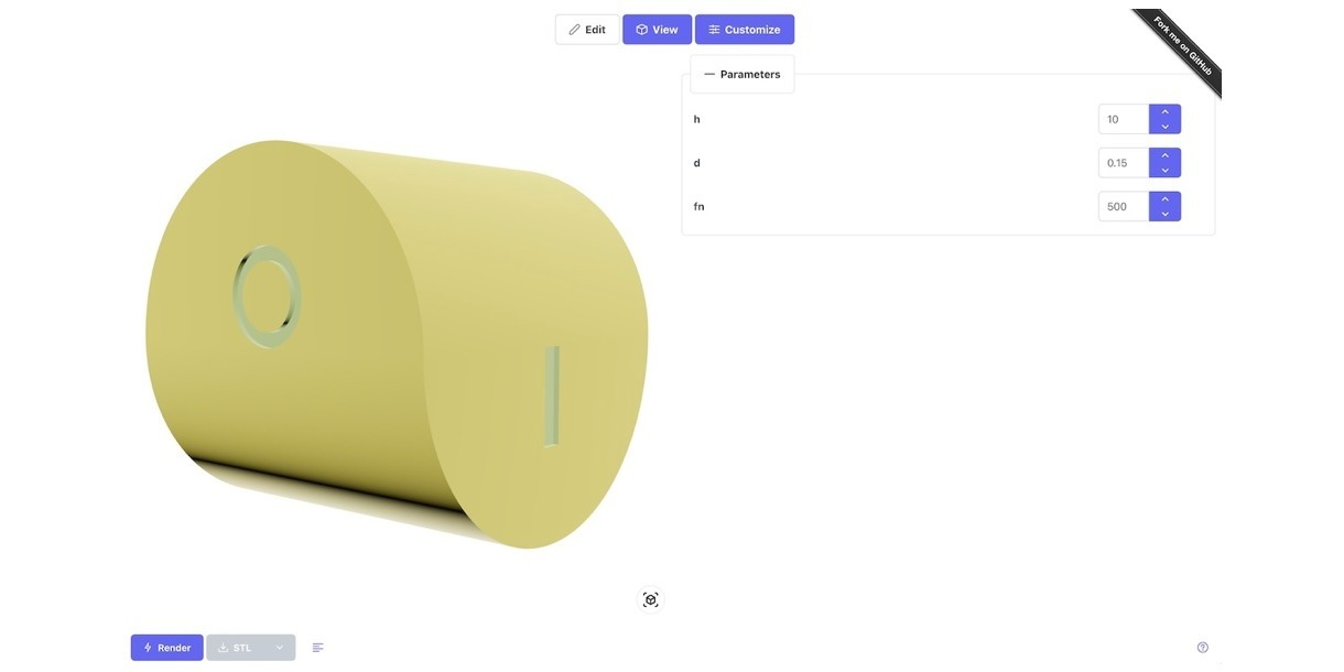 0か1しかでないサイコロ、バイナリーダイスの3Dプリンター用STLデータ