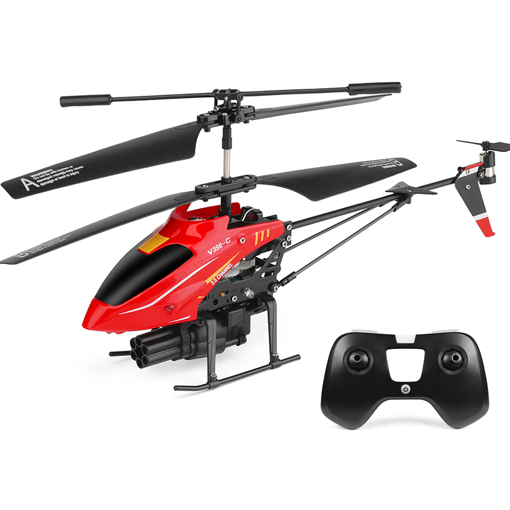 WLtoys V398-C 2.4G 4CH 6軸ジャイロ高度維持ミサイル発射RC