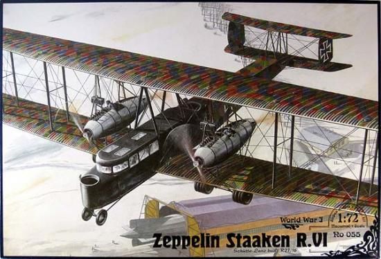 ローデン 1/72 ツェッペリン・シュターケンR.VI | プラモデル - 模型店