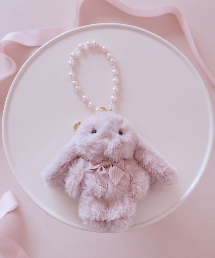 ピンクマニアうさぎチャーム/Maison de FLEUR（メゾン ド フルール）の
