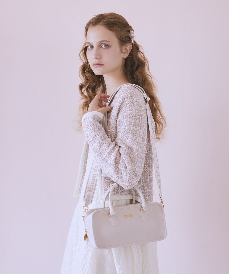 ピンクマニアスクエア2Wayトートバッグ/Maison de FLEUR（メゾン ド