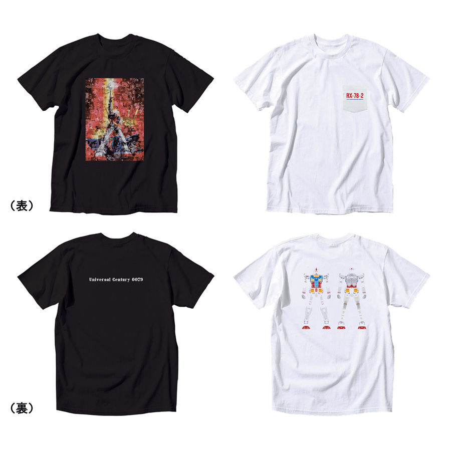 ガンダム40周年] UNIQLO「機動戦士ガンダム 40周年記念 グラフィックT