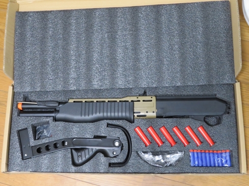 レビュー】SPAS12 排莢式ショットガン（NERFもどき） - 新兵＠さんの