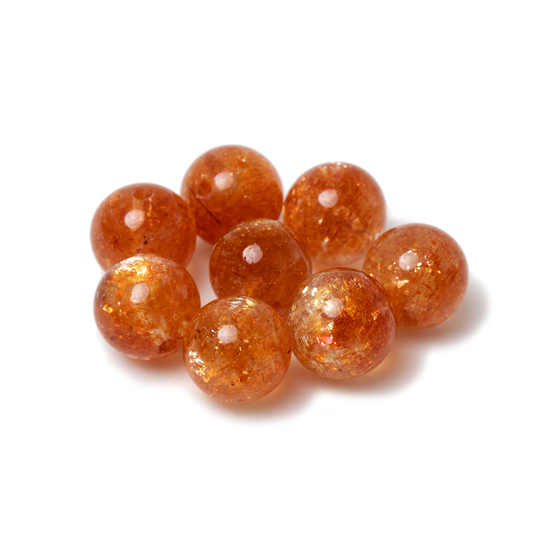 粒売り/バラ売り】サンストーン 8mm｜天然石・パワーストーン通販