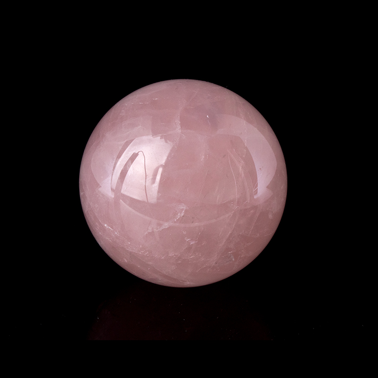 一点もの】マダガスカル産 スターローズクォーツ スフィア｜天然石
