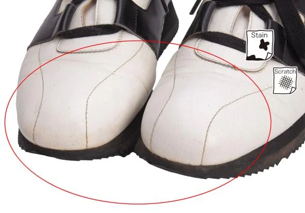 エルメスHERMES クイッカーレザーシューズ 白黒キャメル38 1/2(25cm位