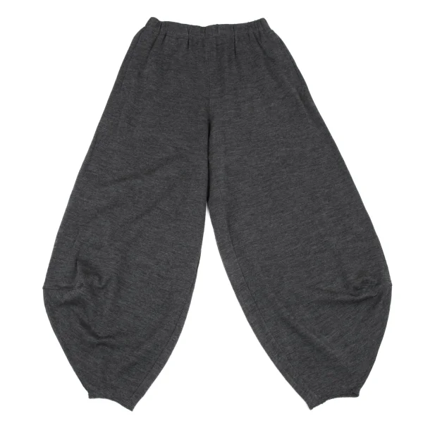 ヨーガンレールJURGEN LEHL ウールニットアラジンパンツ グレーM (K