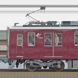 阪急7000系7027編成（山側）｜RailFile.jp｜鉄道車両サイドビューの図鑑