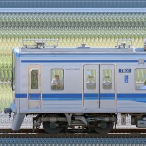 北総7800形｜RailFile.jp｜鉄道車両サイドビューの図鑑
