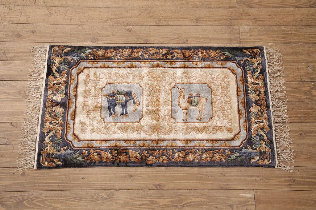 公式】アンティーク家具ラフジュ工房商品詳細ページ中古 中国段通 120