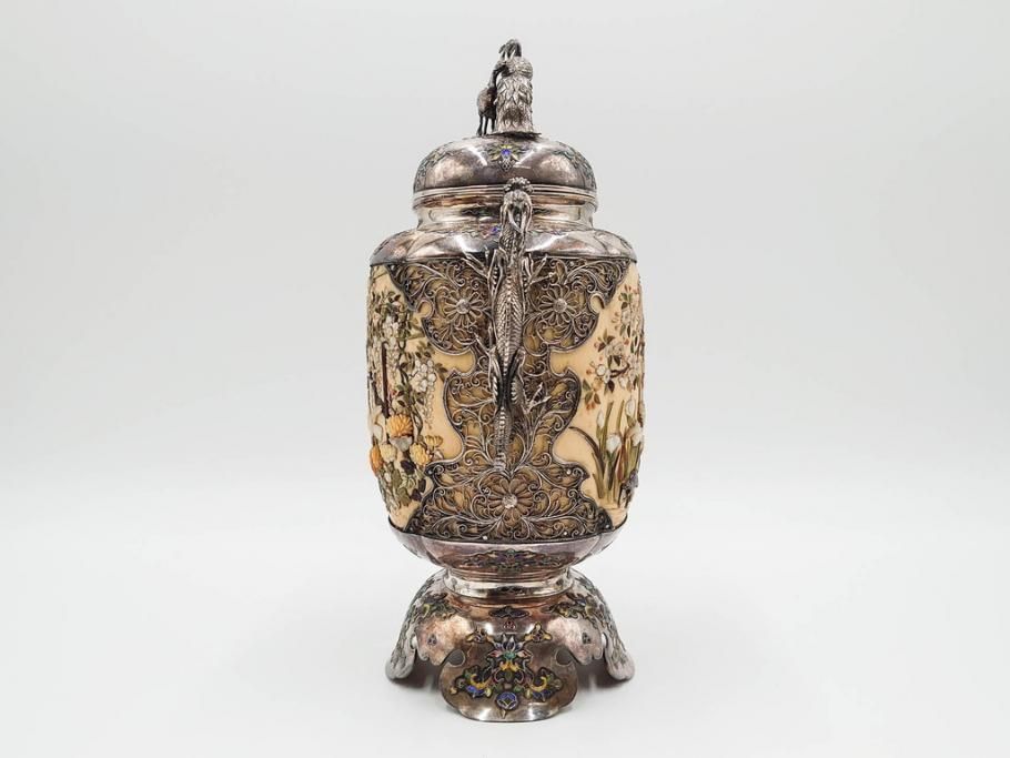 公式】アンティーク家具ラフジュ工房商品詳細ページ明治期 芝山象嵌