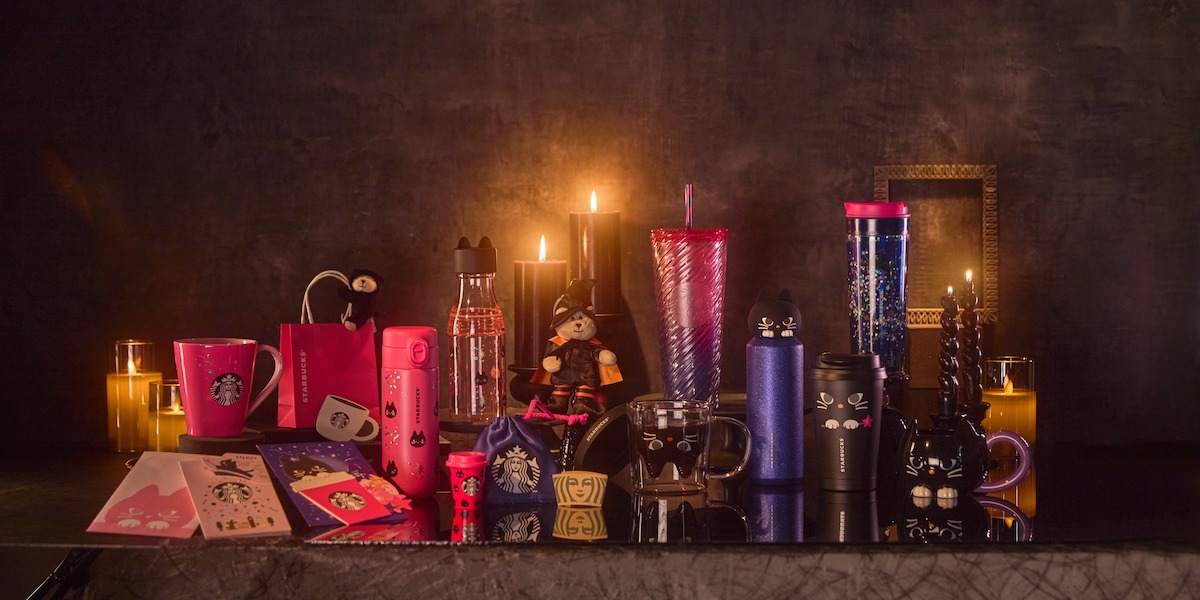 スタバ新作・グッズ】黒猫が超キュート！ ハロウィン2024年「Halloween