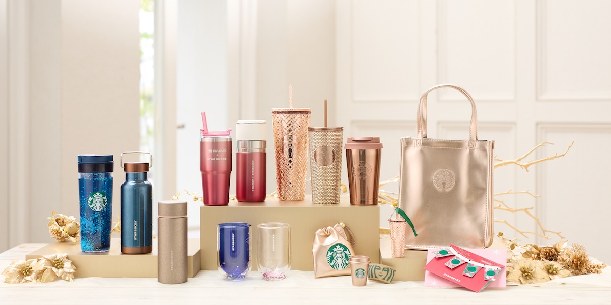 スタバ新作2024・グッズ】色合いや煌めきが大人かわいい♪ 「2024