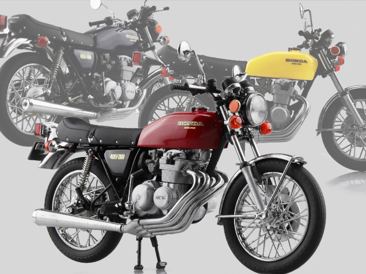 おお400。おまえは風だ。】「CB400FOUR」1/12サイズがアオシマより登場
