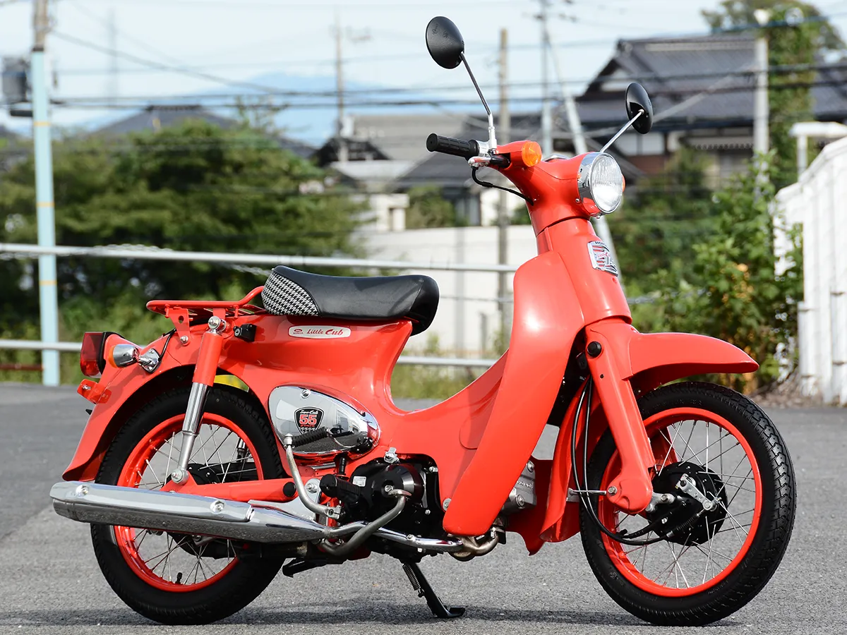 スーパーカブC100の誕生55周年を記念して発売された、「リトルカブ・55