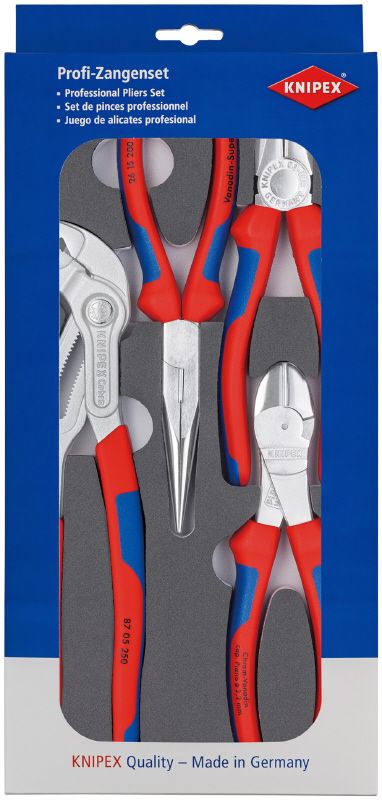 Webike | KNIPEX クニペックス 4本組 プライヤーセット(ウレタントレイ