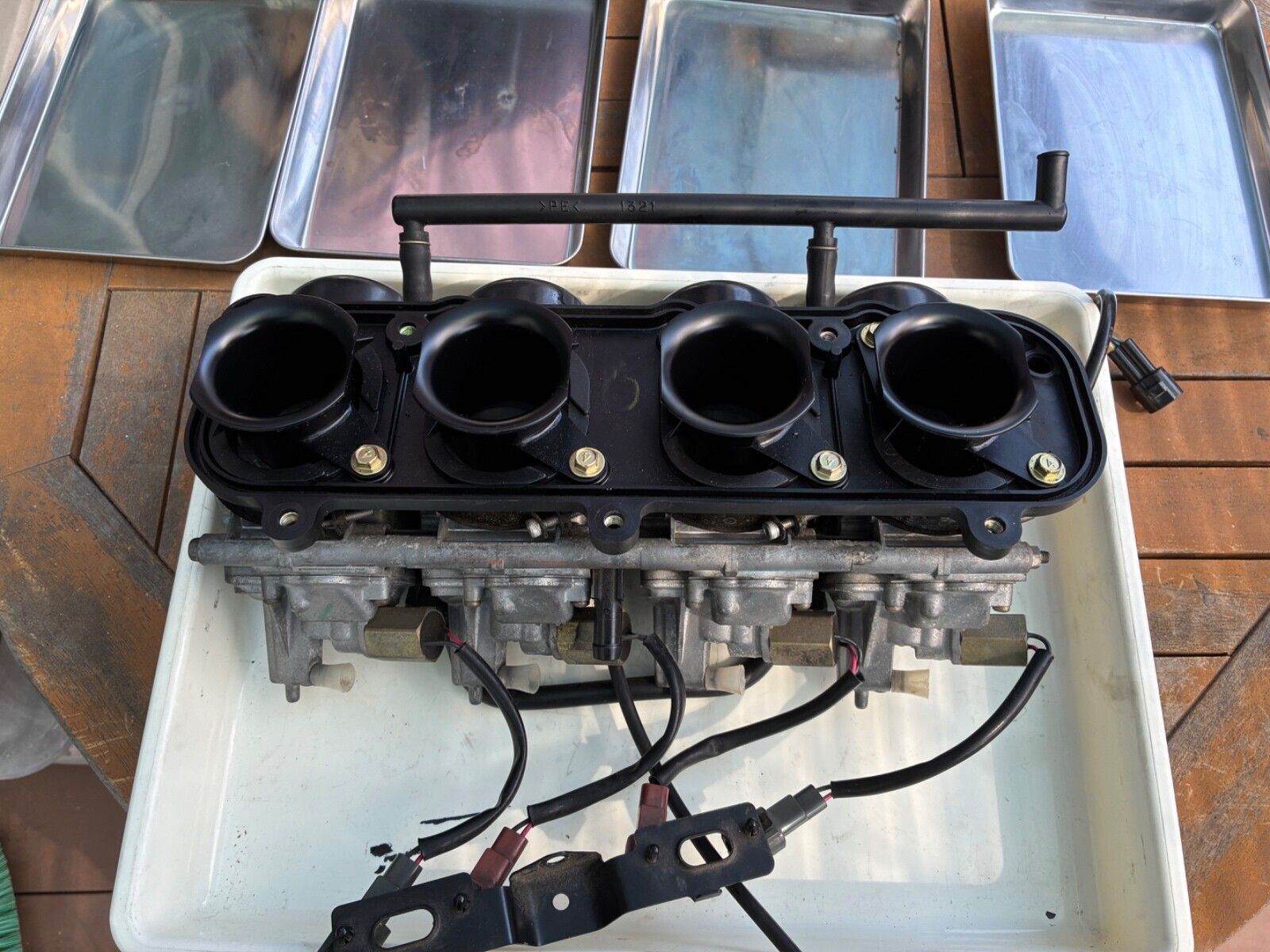 KAWASAKI ZX-9R「[ZX-9R]セルモーター・キャブレター清掃・オイル交換