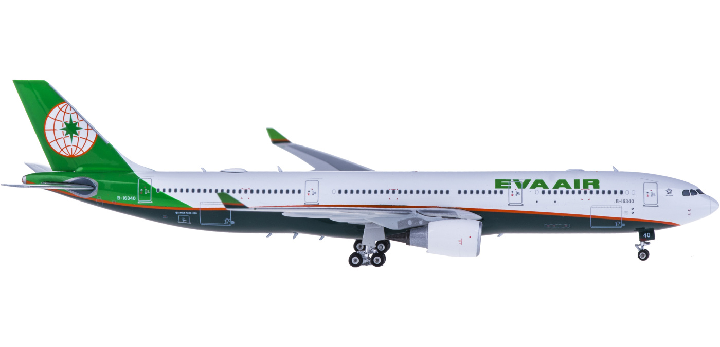 PH04231 EVA Air 长荣航空Airbus A330-300 B-16340 Phoenix 1:400