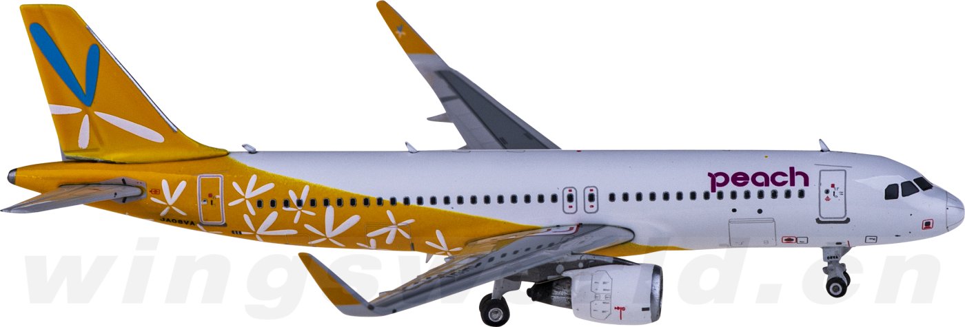 PH04402 Peach Aviation 乐桃航空Airbus A320 JA08VA Phoenix 1:400