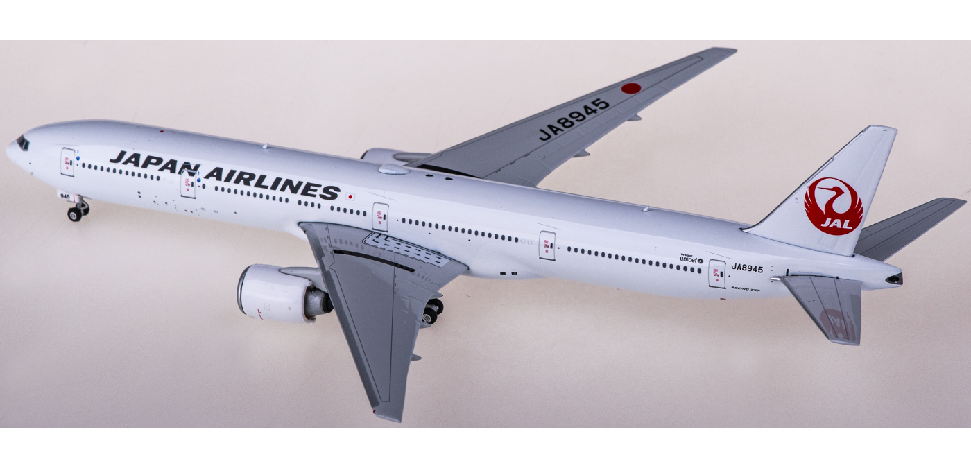 JAL 旧ロゴ B777-300ER「空のエコ」エコジェット 1/500 JAL 旧ロゴ