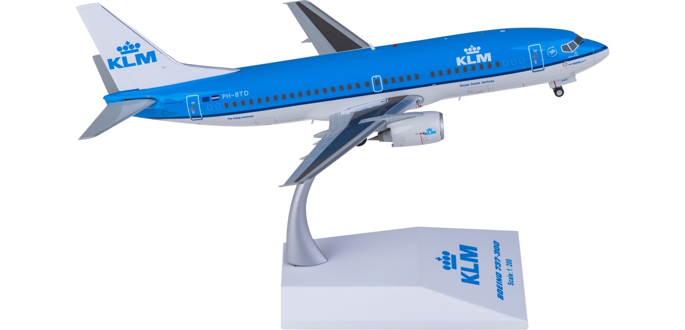 XX20357 KLM Boeing 737-300 PH-BTD JC Wings 1:200 -飞机模型世界