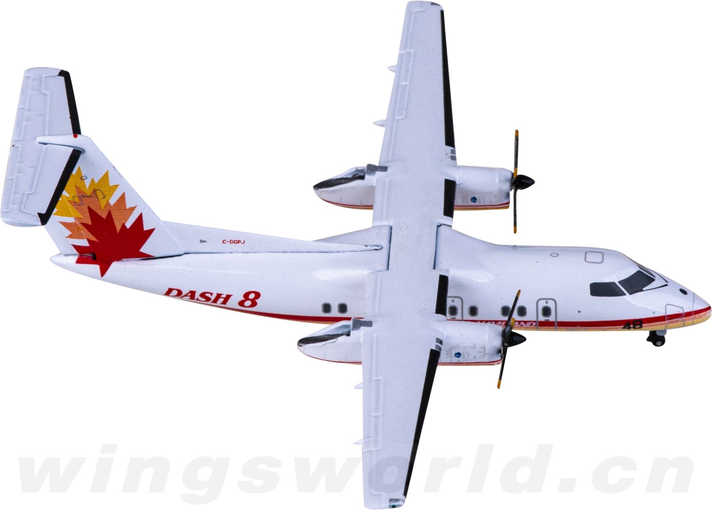 LH4293 De Havilland Canada Bombardier Dash 8 Q100 C-GGPJ JC Wings